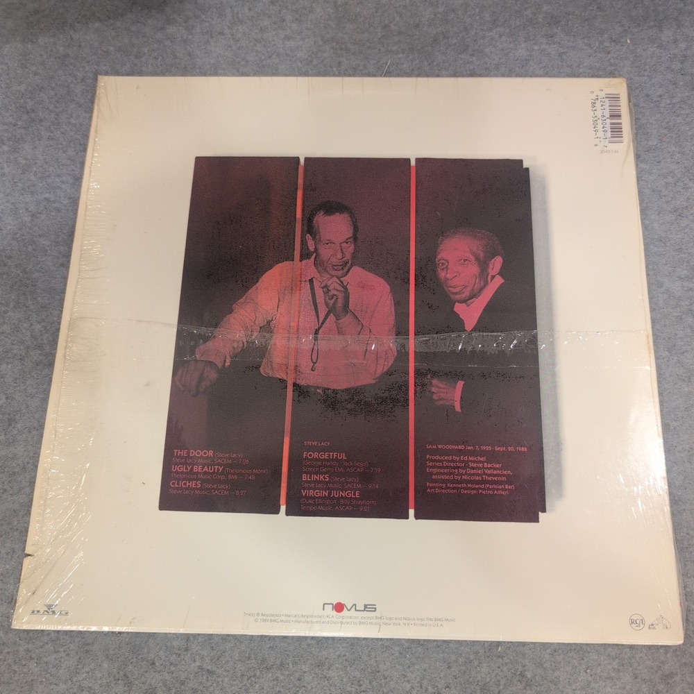 Steve Lacy The Door Vinyl LP 1989 Novus 3049-1-N Jazz Soprano Saxophone VG+ - Picture 2 of 6
